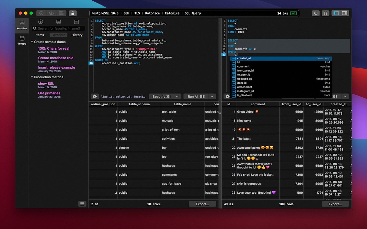 TablePlus 6.8.0
