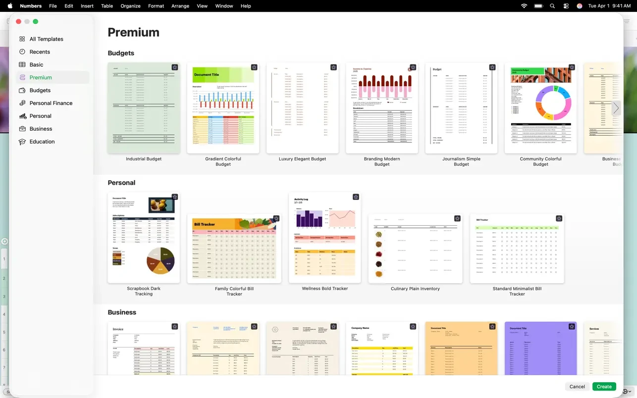 Numbers Creator Studio 15.2