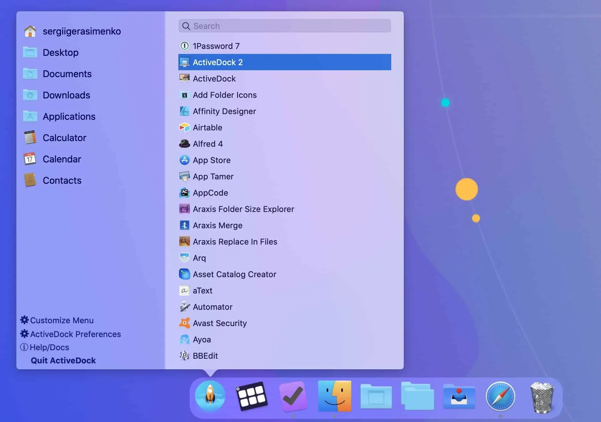 ActiveDock 2.860