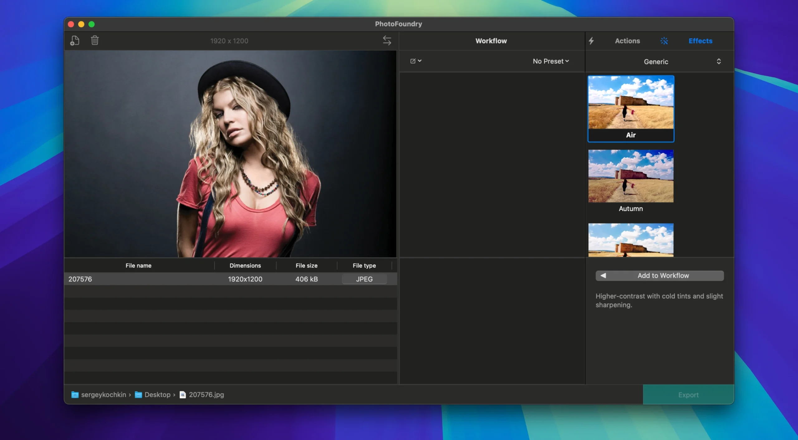 PhotoFoundry 1.3.0