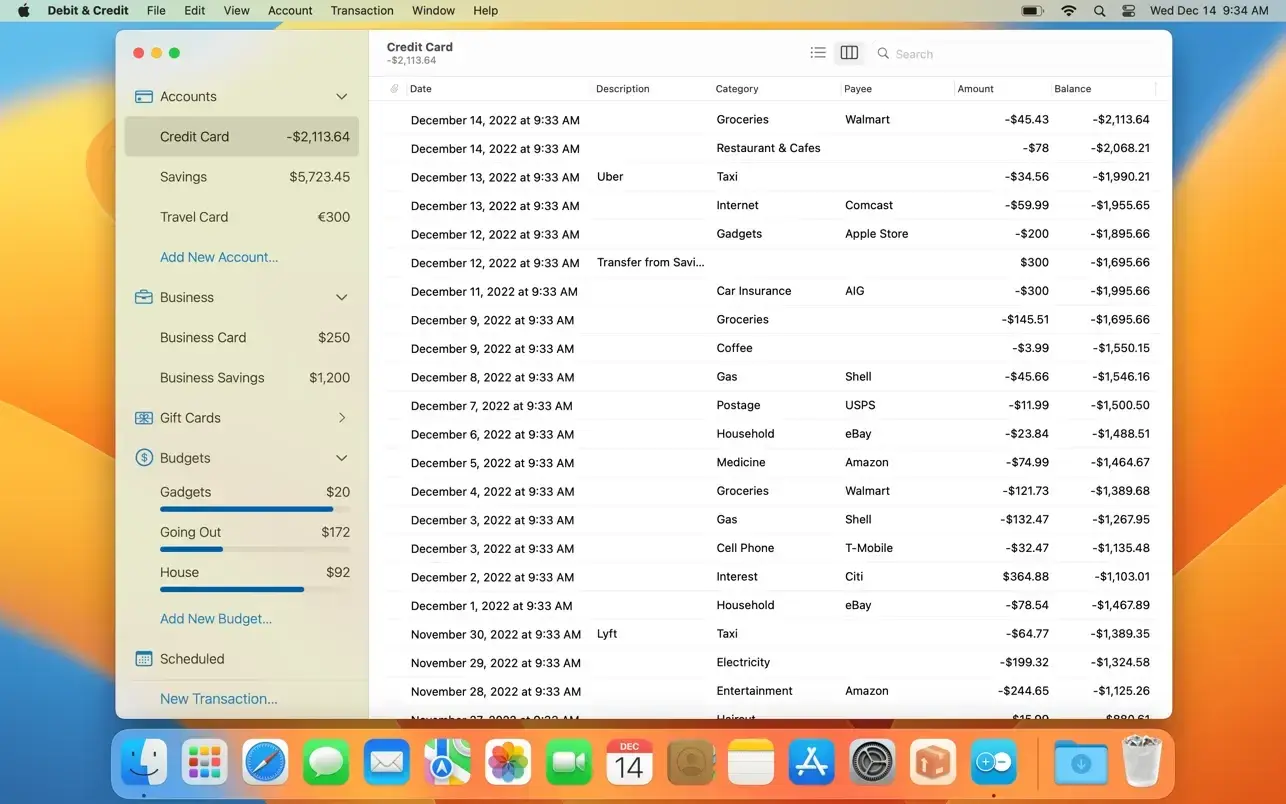 Debit & Credit Premium 7.7.1