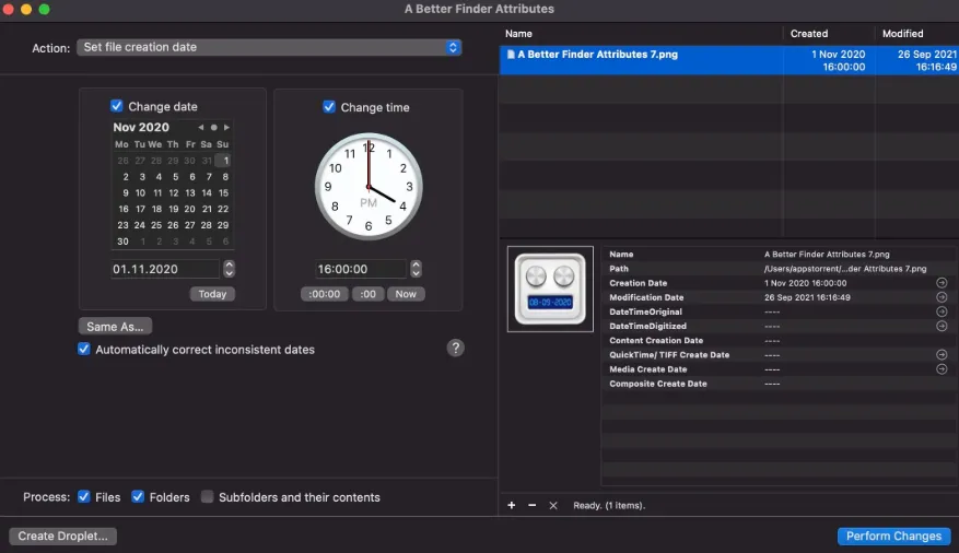 A Better Finder Attributes 7 v7.45