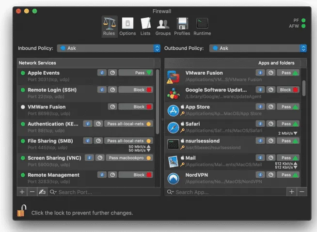 Firewall Scudo 3.0.4