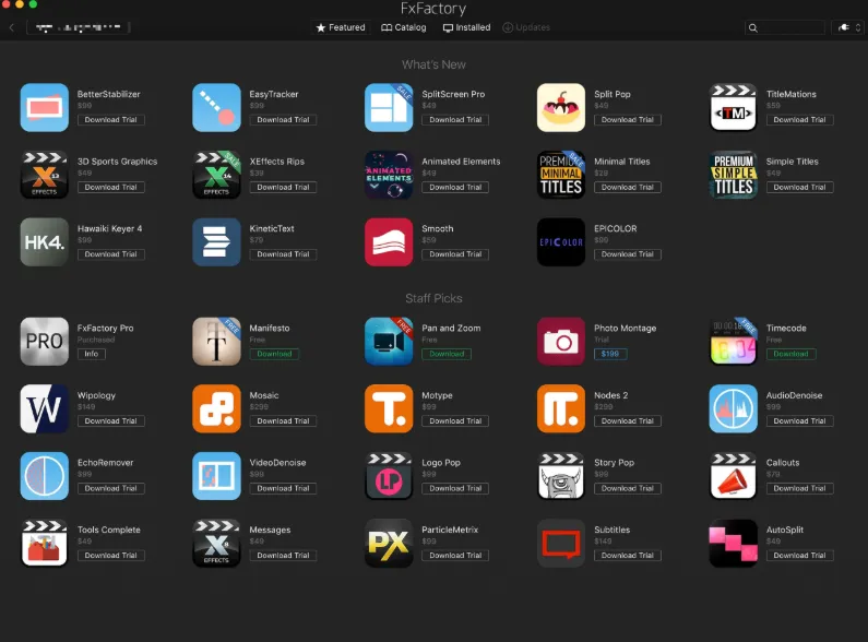 FxFactory Pro 9.0.3