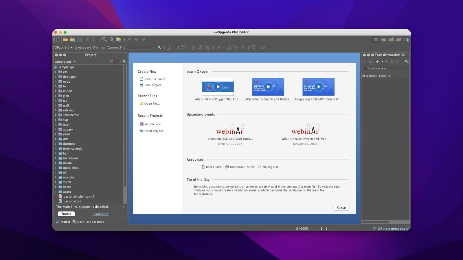 Oxygen XML Editor 25.0