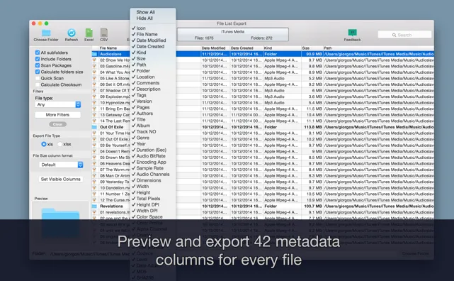 File List Export 2.9.5