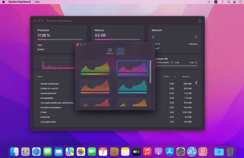 System Dashboard 5.1.0