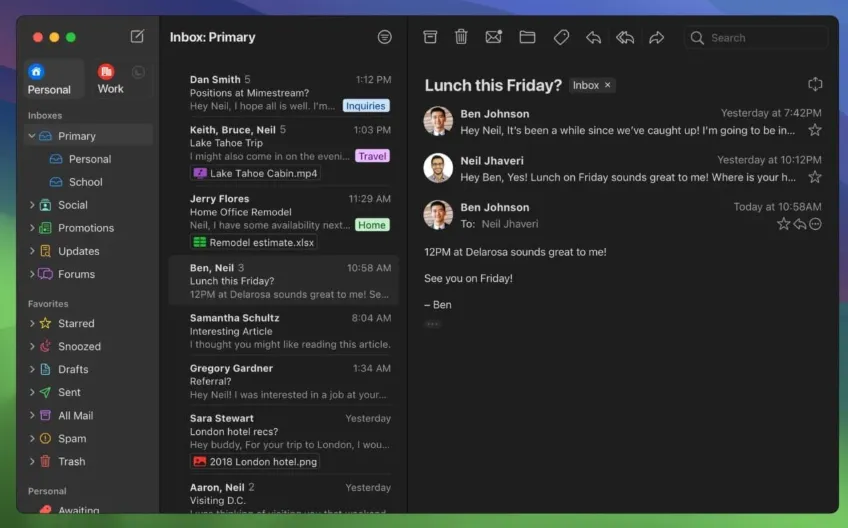 Mimestream 1.9.14