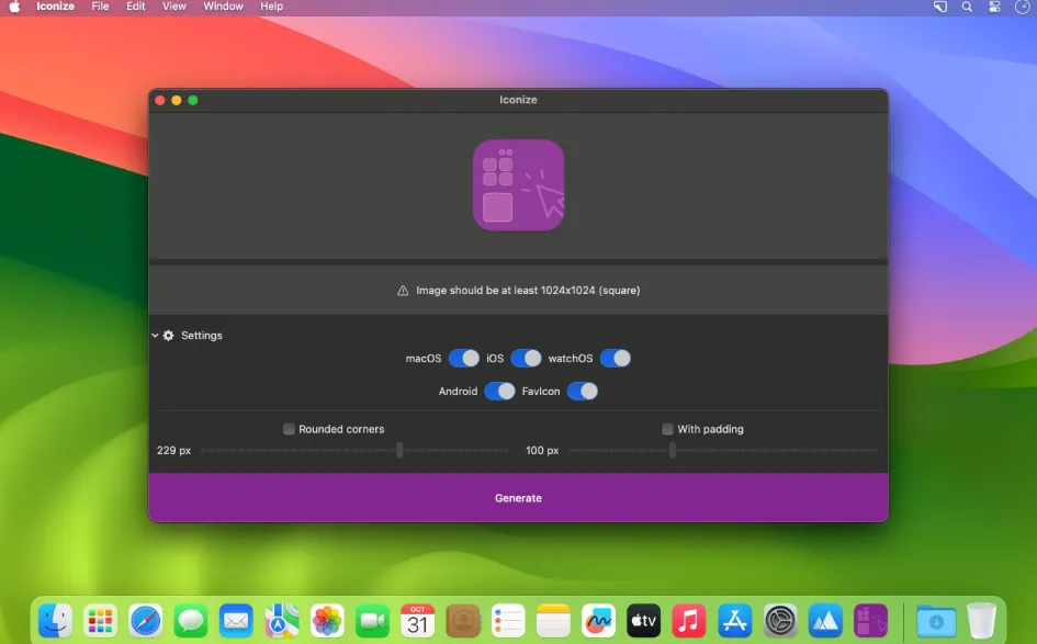 Iconize 1.8.0