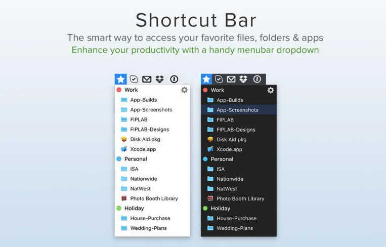 Shortcut Bar 2.9.72