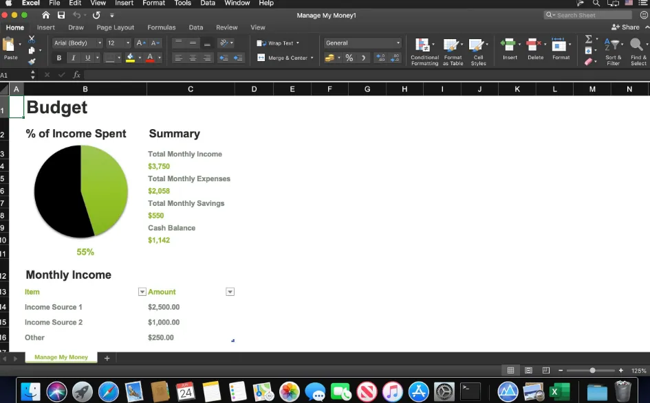 Microsoft Excel for Mac 16.42