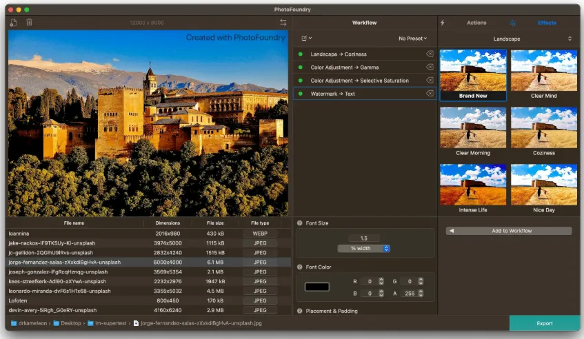 PhotoFoundry 1.3.0