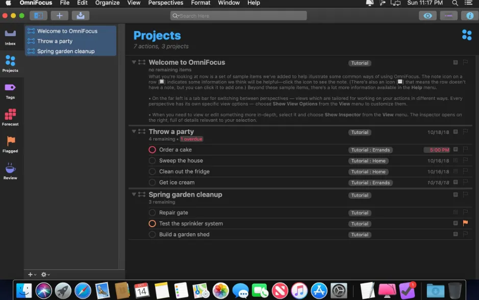 OmniFocus Pro 4.8.7
