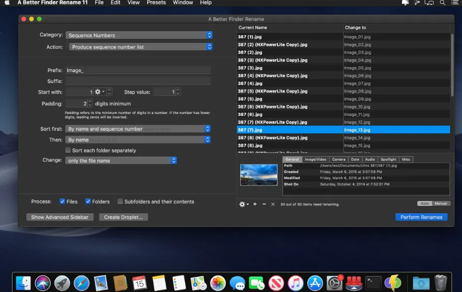 A Better Finder Rename 12.26