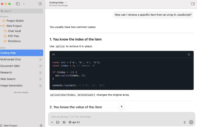 BoltAI 2.8.5