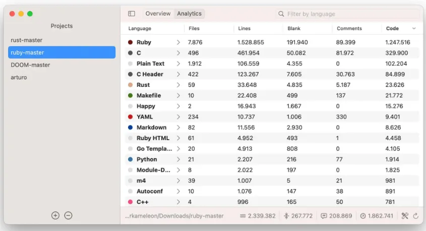 CodeCounter 1.5.3