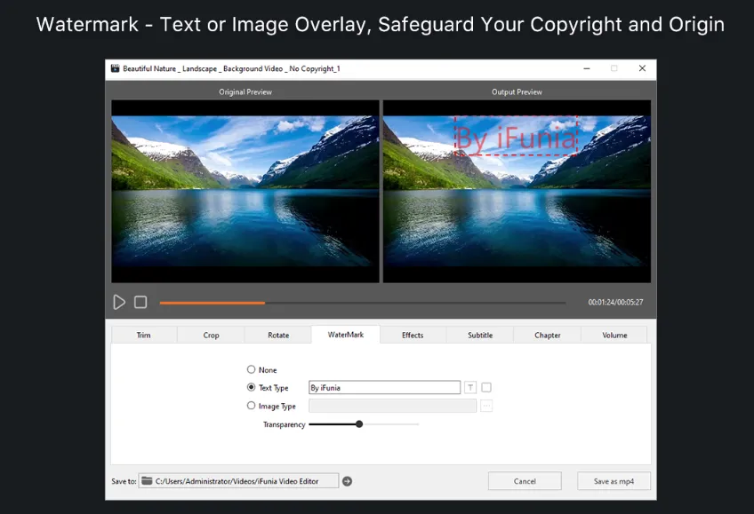 iFunia Video Editor 4.2.0