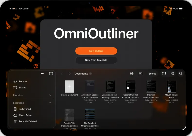OmniOutliner Pro 6.2