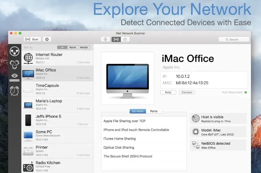 iNet Network Scanner 4.0.2