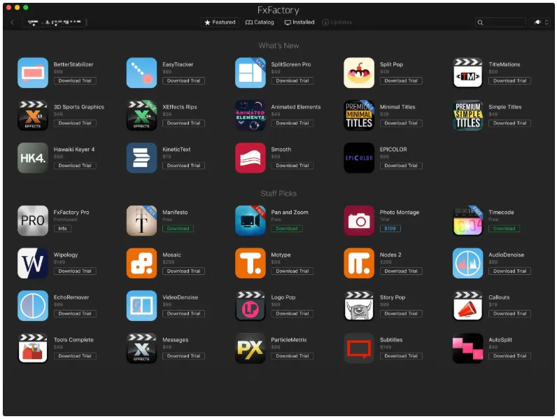 FxFactory Pro 8.0.25