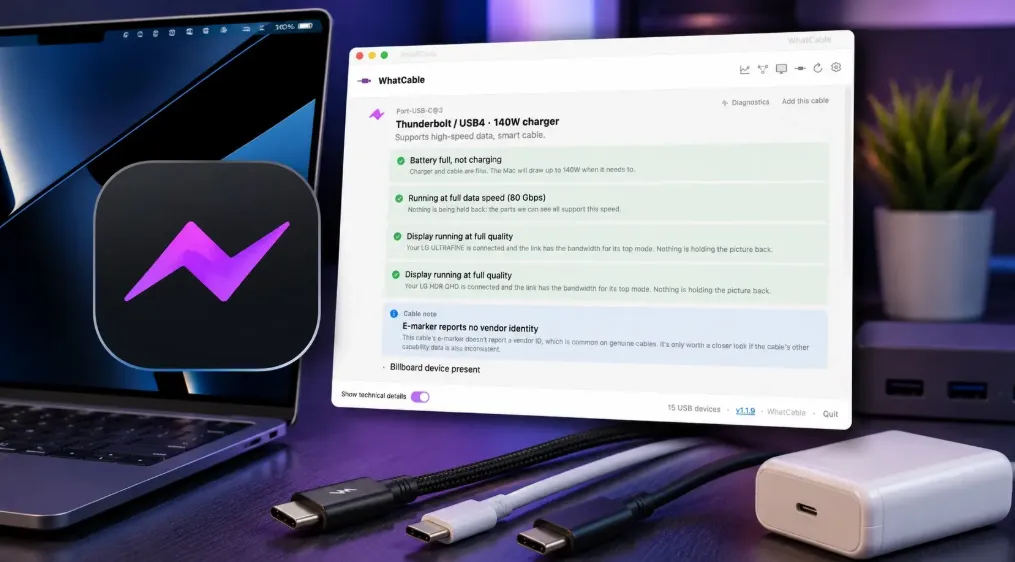 WhatCable Pro 1.2.1