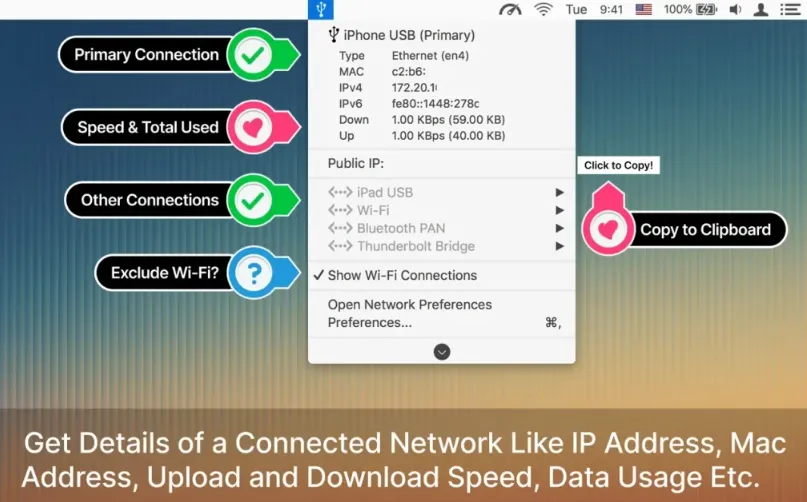 Ethernet Status: LAN Monitor 6.0