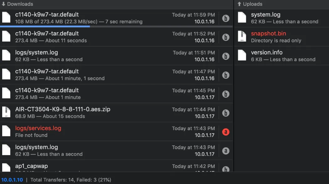 Transfer 2.2.5