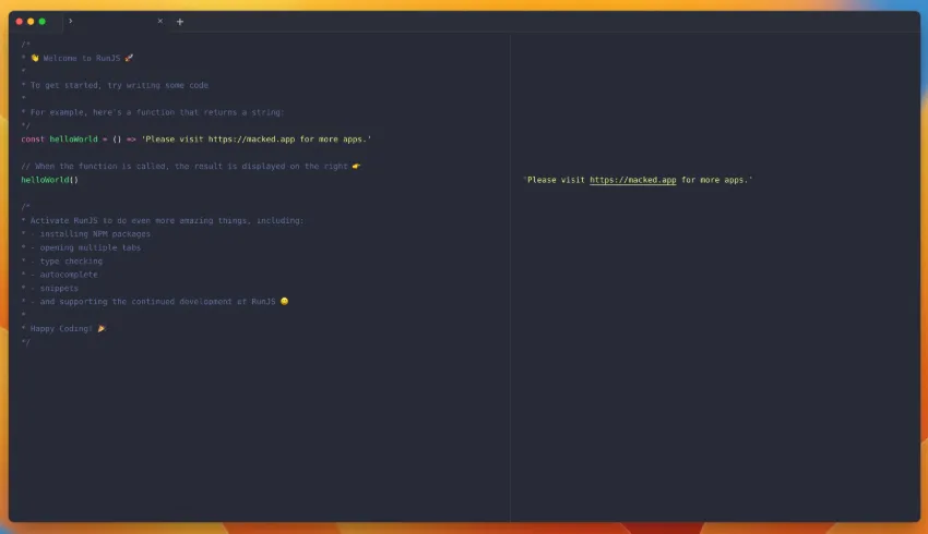 RunJS 3.2.2