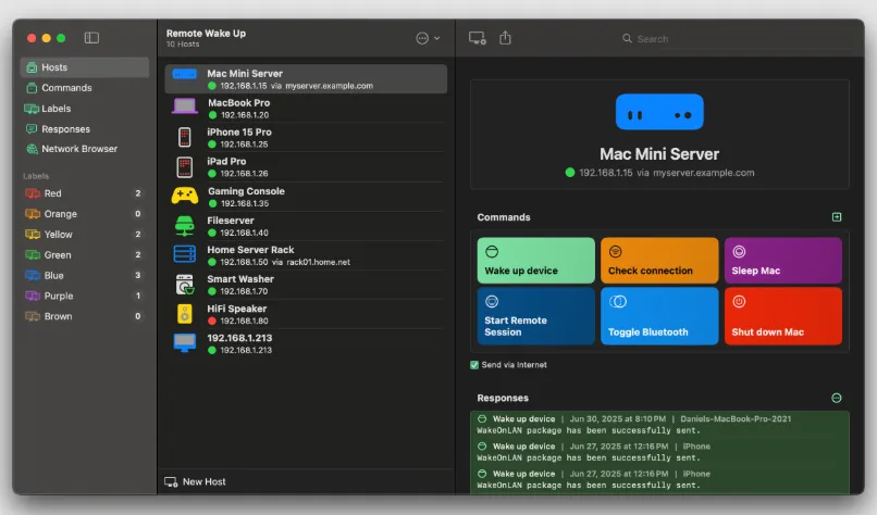 Remote Wake Up 2.0.0