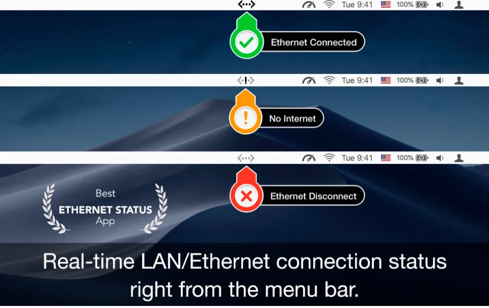 Ethernet Status 5.8