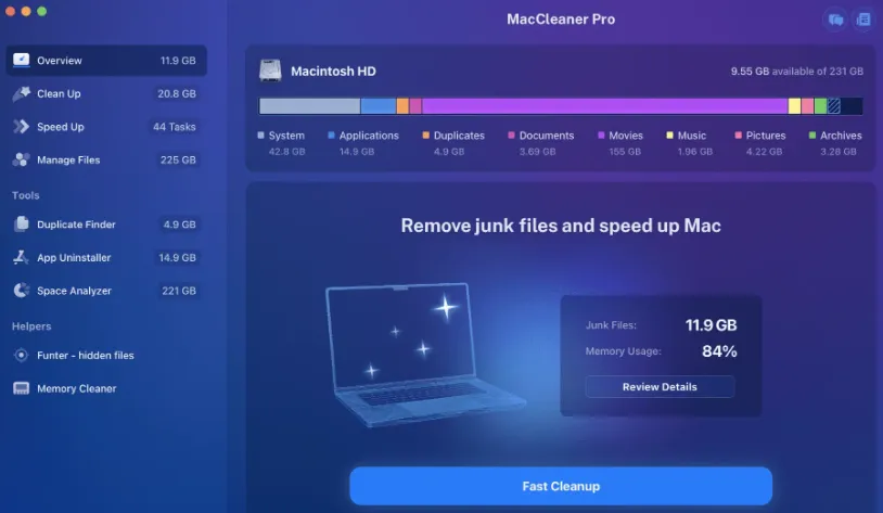 MacCleaner 4 Pro 4.0