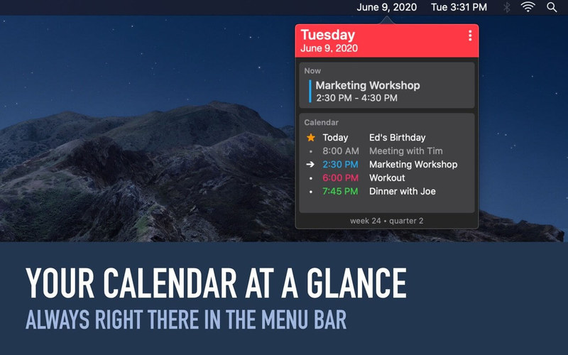 GlanceCal 1.6.2 For MacOS