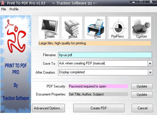 Print to PDF Pro 6.7.8