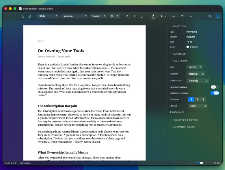 Verso Writer 1.0.32