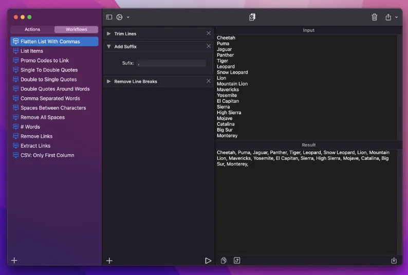 Text Workflow 2.3.0