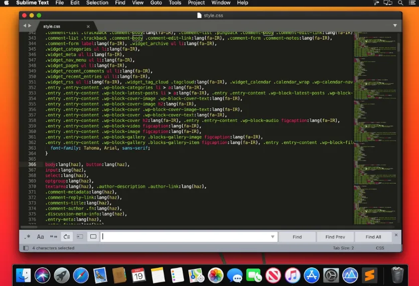 Sublime Text 4.0 Build 4200
