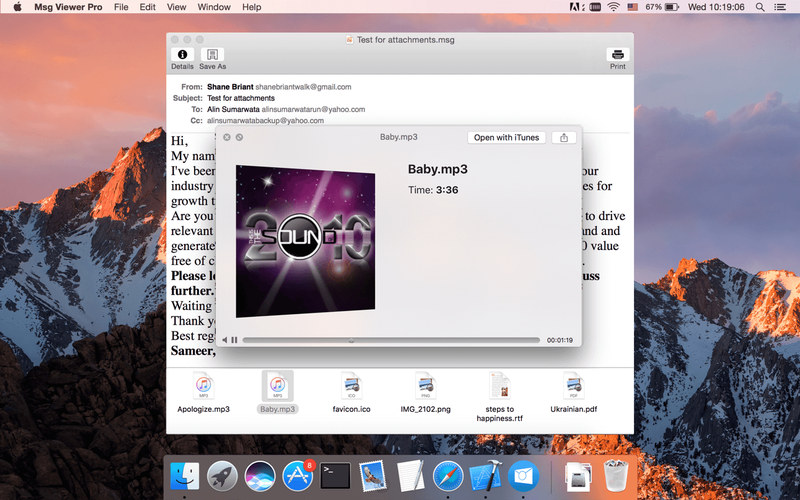 Msg Viewer Pro 2.5.2 For MacOS