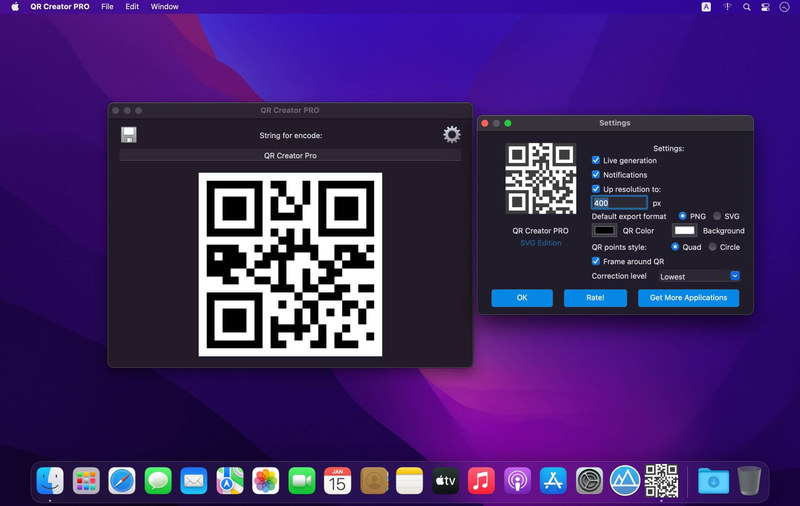 QR Creator PRO 4.1.0 For MacOS