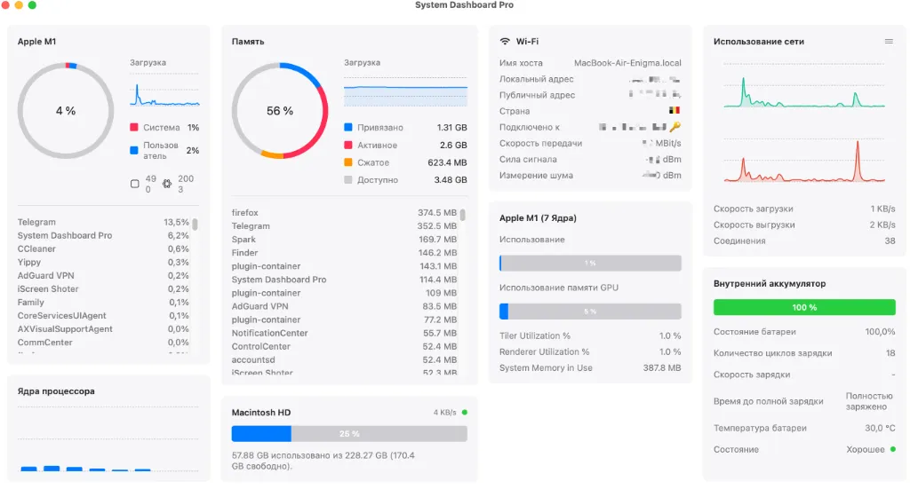 System Dashboard Pro